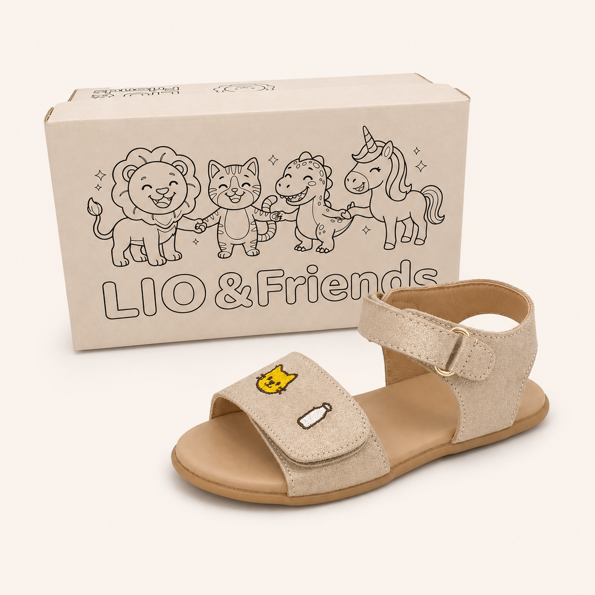 Barfußsandale "Nala" - Mädchen - Lio&Friends - beige