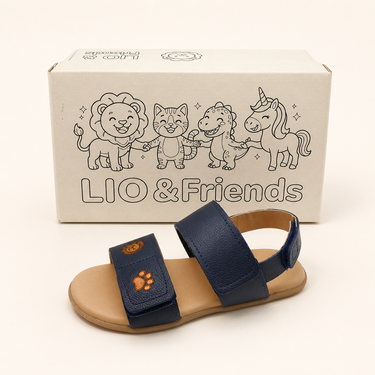 Barfußsandale "Simba" - Jungen - Lio&Friends - navy