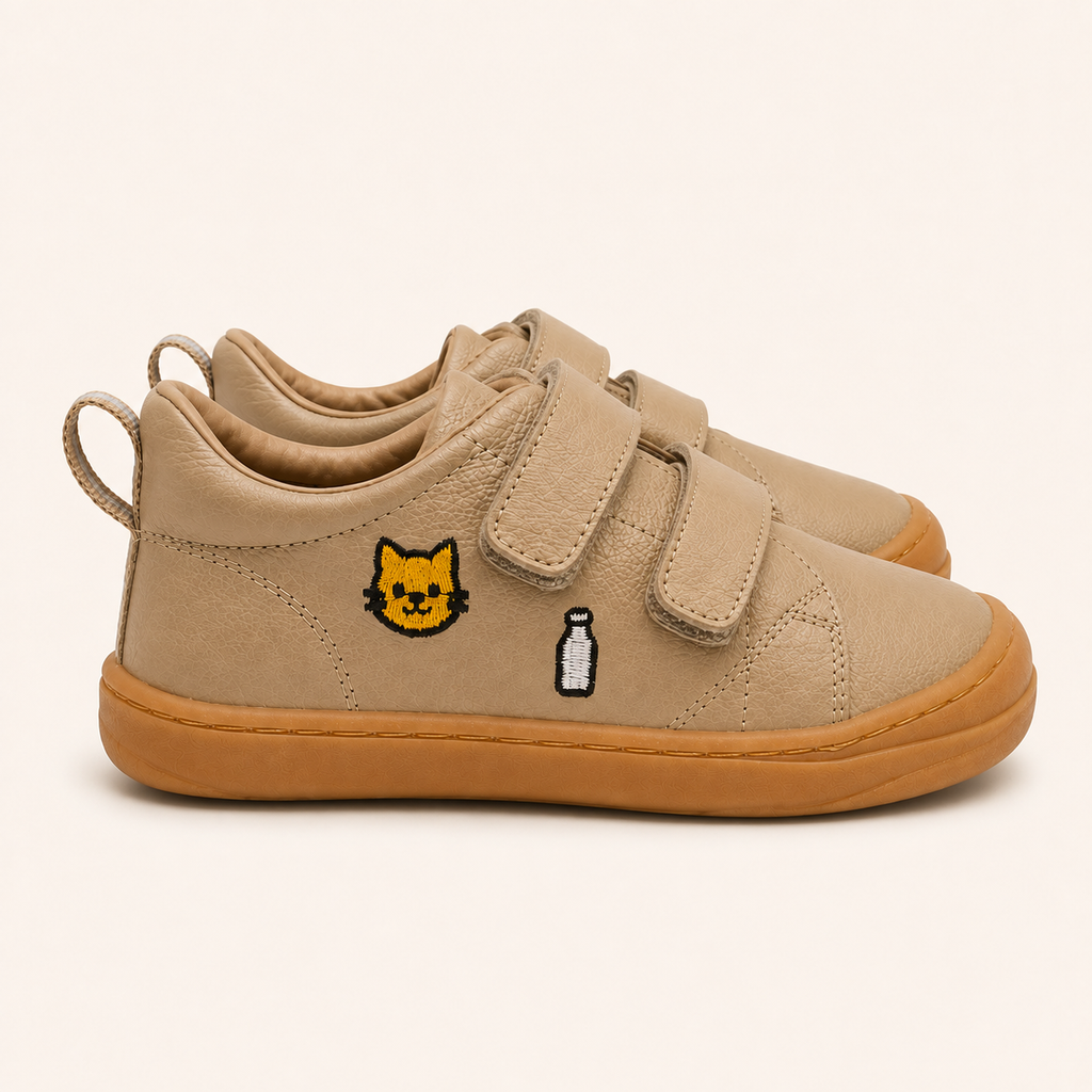 Barfusshalbschuh - Mädchen - LIO&Friends - Beige