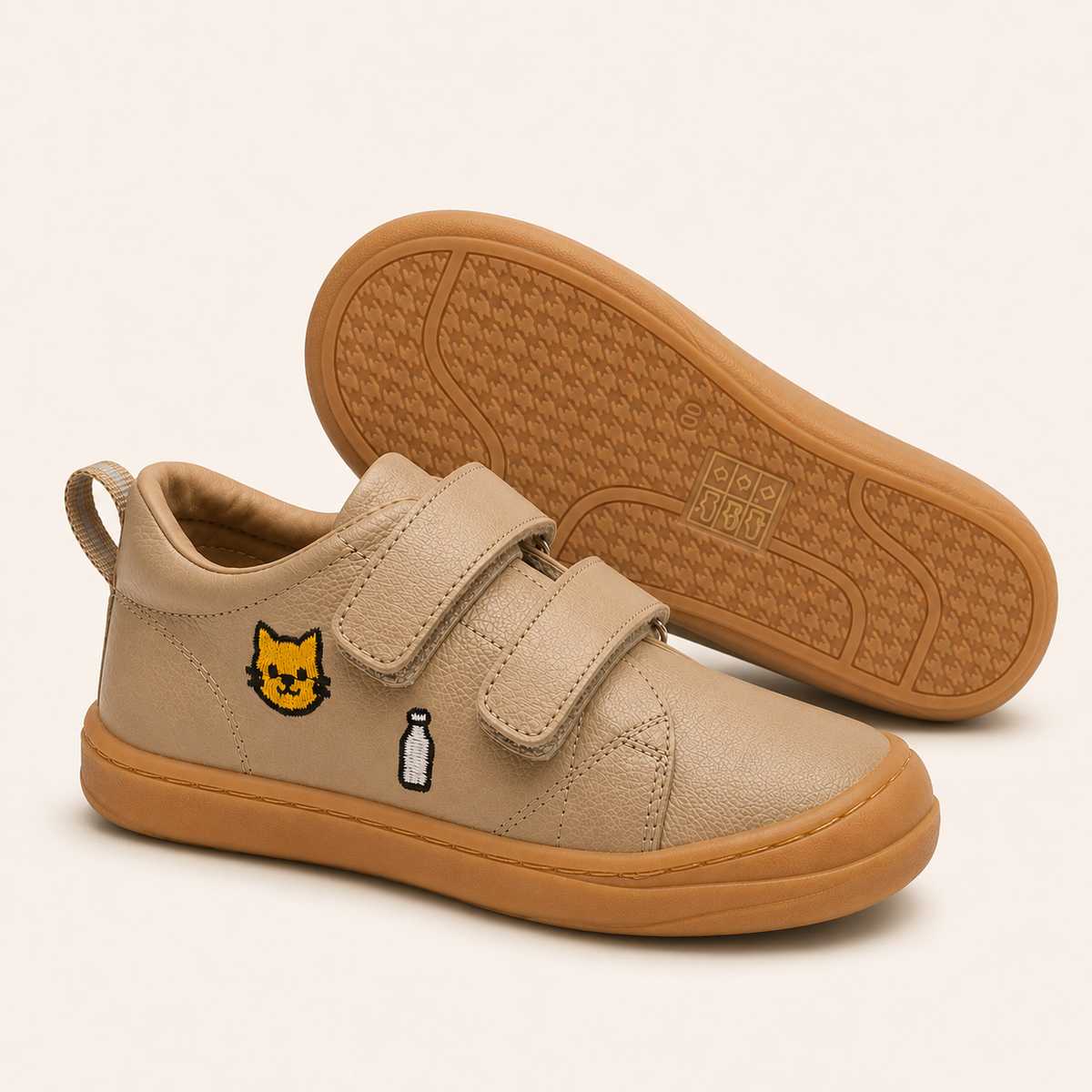 Barfusshalbschuh - Mädchen - LIO&Friends - Beige